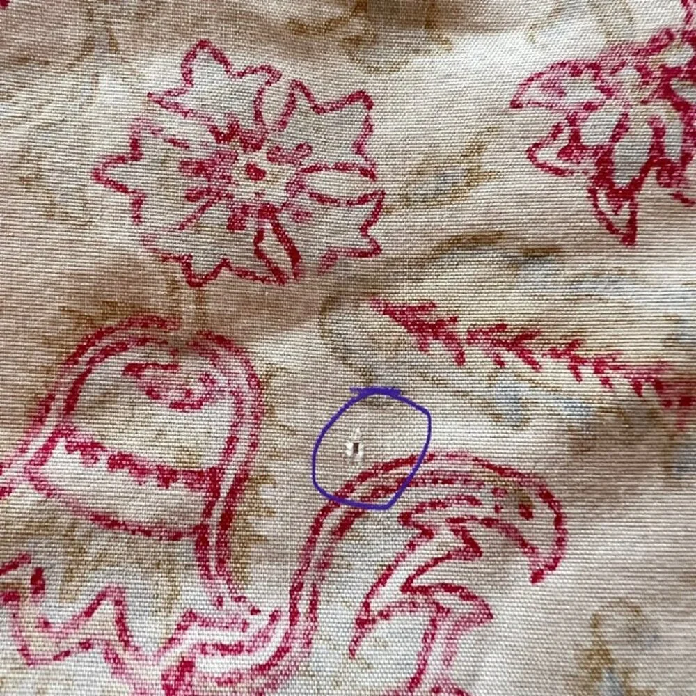 Vintage Ralph Lauren Cotton USA Amelia‎ Floral King Pillowcase Paisley Cottage